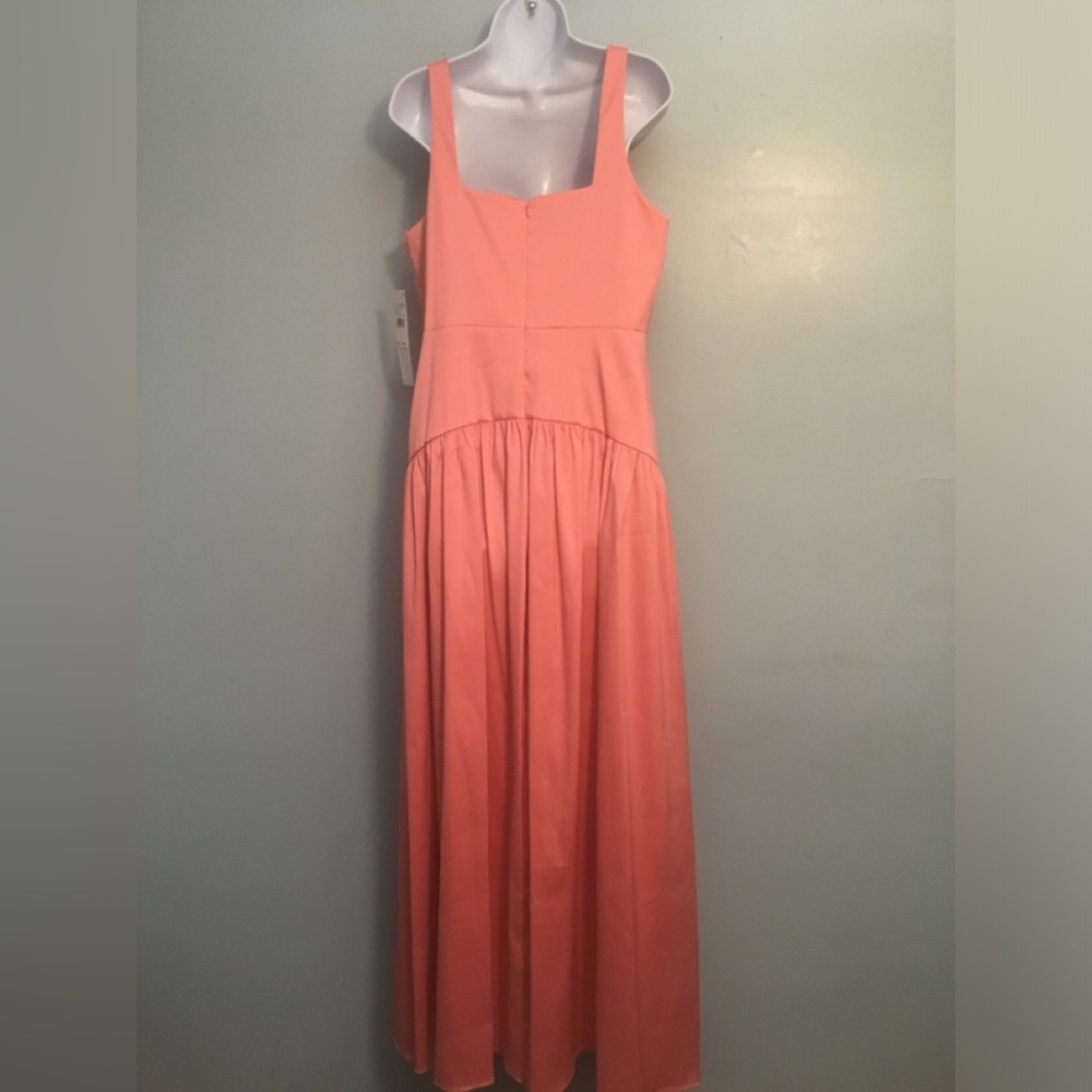 Aidan Mattox Coral Square-Neck Maxi Dress - Picture 14 of 16